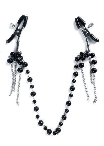 Затискач для сосків Art of Sex - Nipple clamps Afina, Чорний