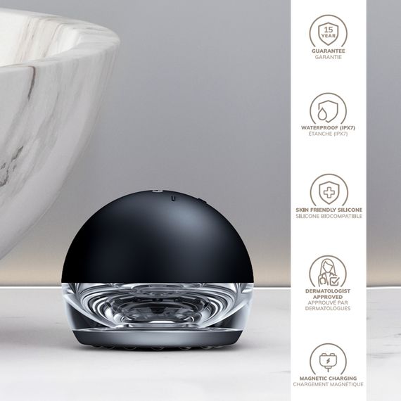 Массажер для подтяжки кожи лица GESKE Anti-aging Skin Tightener 6в1 starlight, Черный | Зображення 2