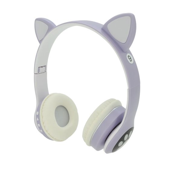 Беспроводные наушники Bluetooth Cat Ear VZV-23M Led,Purple