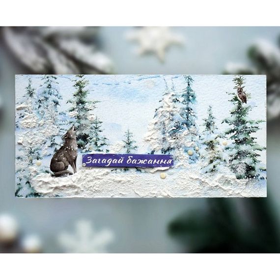 Набір для створення 2 шт вітальних листівок на підставках "Зимові казки" FDGCK-048, 20 см х 10 см | Зображення 3