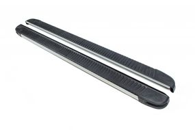 Бокові пороги Maya V1 (2 шт., алюміній) для Nissan Patrol Y62 2010-2024 рр