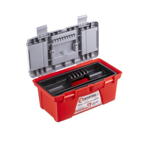 Ящик для інструменту 16" 415*210*190 мм INTERTOOL BX-0416 | Зображення 1