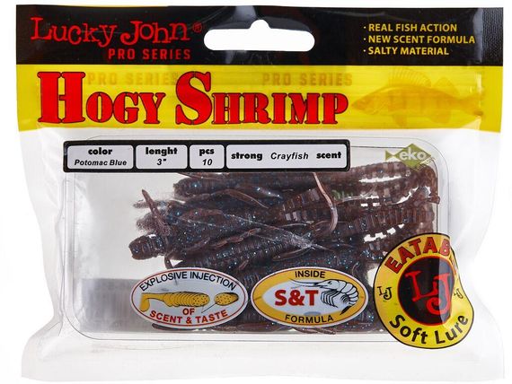 Твистер 3" LJ Лаки Джон Hogy Shrimp 140-S19 | Зображення 1