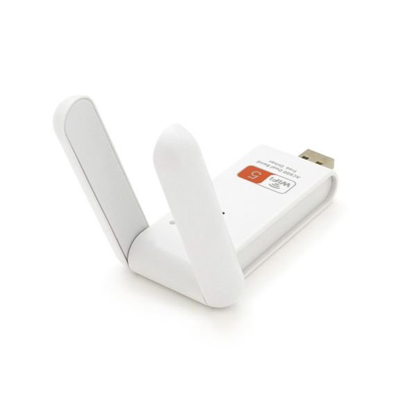 Бездротовий мережевий адаптер Wi-Fi-USB Merlion LV-UAC03D,RTL8811CU, з 2-ма антенами 10см,802.11bgn ,600MB,2.4 GHz,Blister | Зображення 4