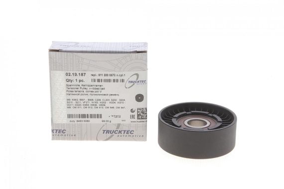 Ролик генератора Mercedes Benz Sprinter CDI гладкий  натяжний  70x26  02.19.187