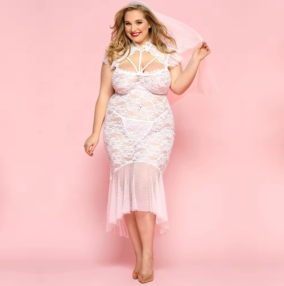 Мереживне біле плаття нареченої Желана Jaylee L/XL sexstyle