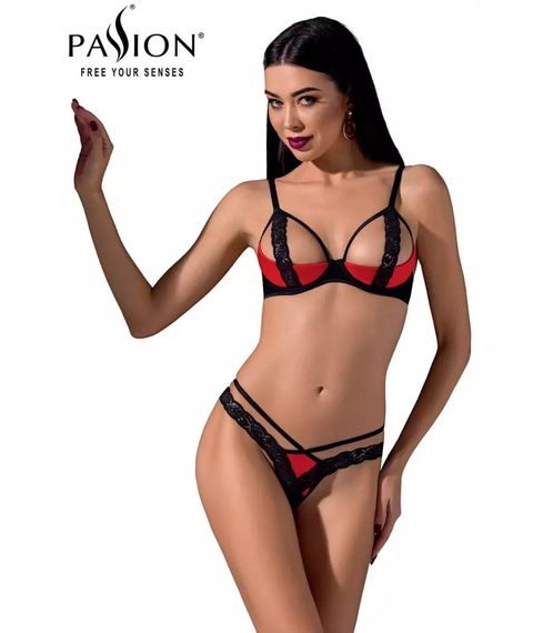 Комплект білизни S/M FEMMINA BIKINI red S/M - Passion Sex Aura