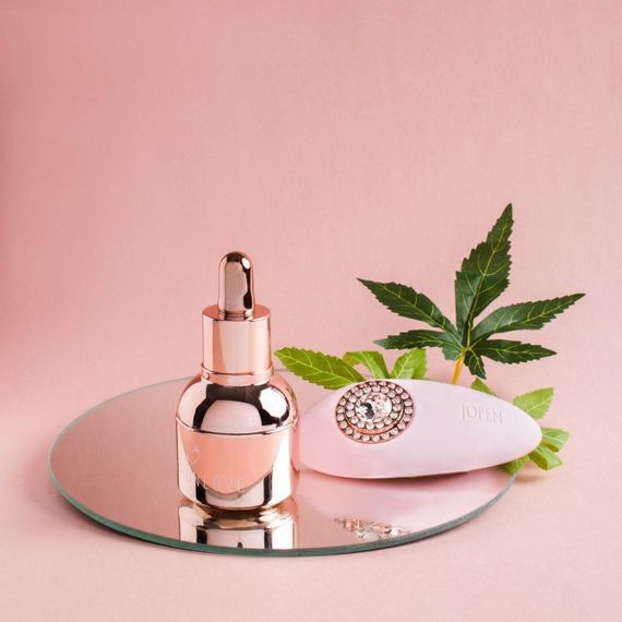 Подарунковий набір HighOnLove & JOPEN: Objects of Desire (краплі для клітора і вібратор з кристалами | Зображення 4