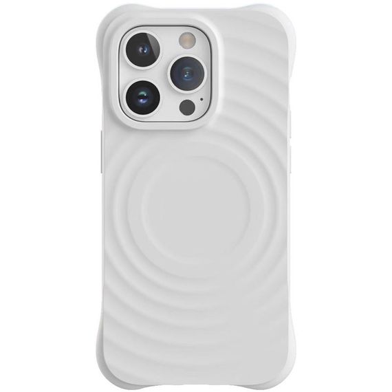 Чехол TPU Orbit with MagSafe для Apple iPhone 14 Pro (6.1") White | Зображення 1