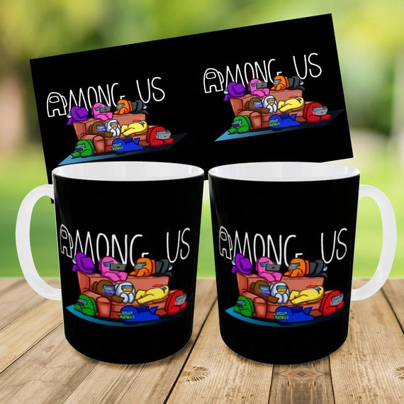 Набор: детская сумка-бананка+кружка Амонг Ас "Among Us" 32х15см,бананка для мальчика через плечо (00887) | Зображення 2