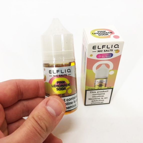 Жидкость ELFLIQ 30 мл 5%. Розовый Лимонад Сода (Pink Lemonade Soda) | Зображення 5