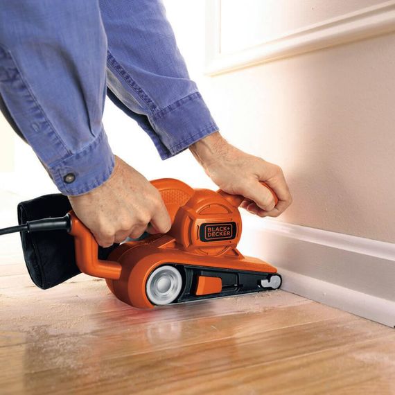 Шліфмашина стрічкова мережева BLACK+DECKER KA86 | Зображення 1