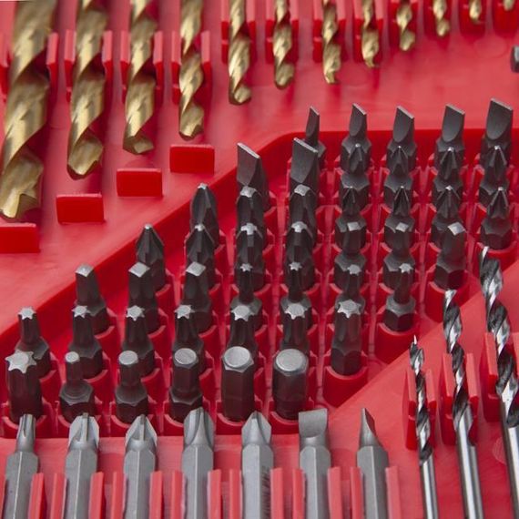 Набір свердел, дюбелів і біт 300 шт. INTERTOOL SD-00511 | Зображення 7