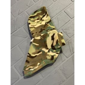 Флисовая толстовка для собак "Милитари" коричневая