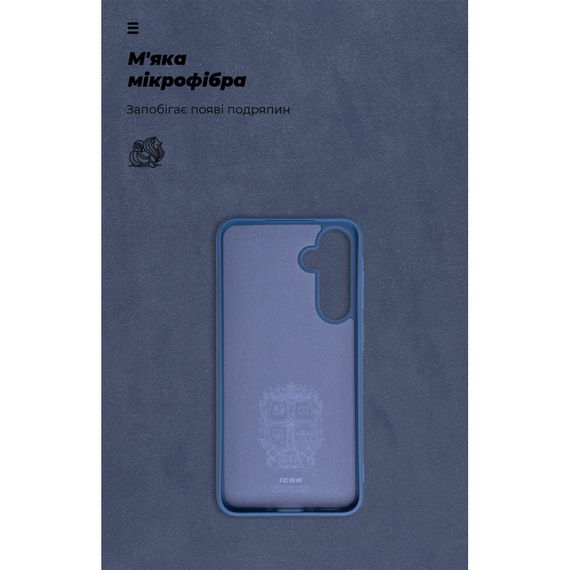 Чохол до мобільного телефона Armorstandart ICON Case Samsung A35 5G (A356) Dark Blue (ARM74320) | Зображення 3