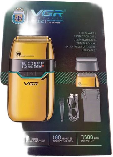 Електробритва бездротова акумуляторна VGR V-350 для швидкого та комфортного гоління (45108-V-350_643)