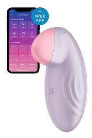 Смарт-вібратор для клітора Satisfyer Tropical Tip, Легка бузок