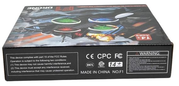 Дрон квадрокоптер іграшковий 360 фліп літак на радіокеруванні з RGB підсвіткою Type-C утримання висоти від акумулятора | Зображення 7