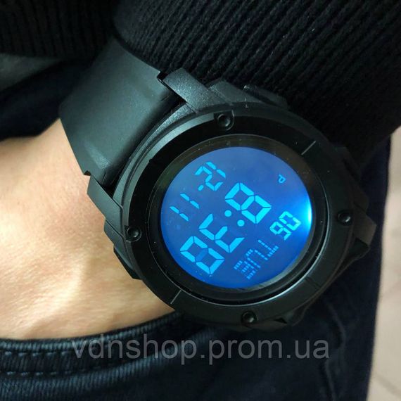 Бюджетні спортивні годинники SKMEI 1853BKWT Наружні годинники для військових тактичні MZ-73 | Зображення 6