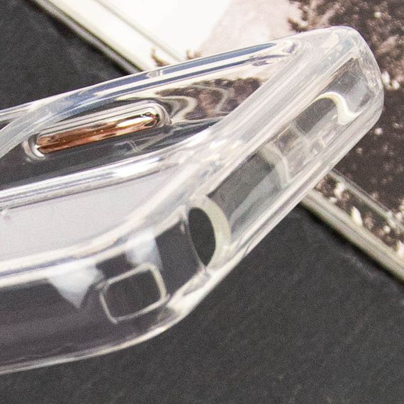 Чохол TPU+PC Clear 2.0 mm mm metaltics для Xiaomi Poco M6 Pro | Зображення 7