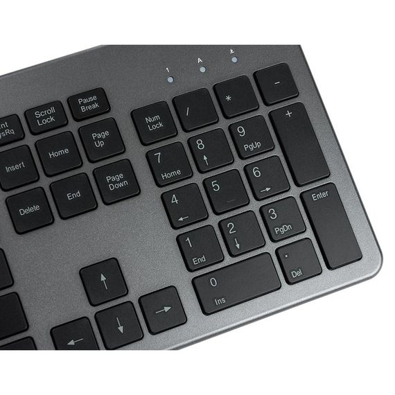 Клавіатура Vinga KB735 black-grey | Зображення 8