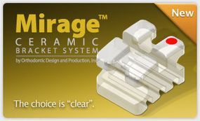 Керамические брекеты MIRAGE, Roth .018" w/h 345 (верхняя челюсть: 10 шт.)