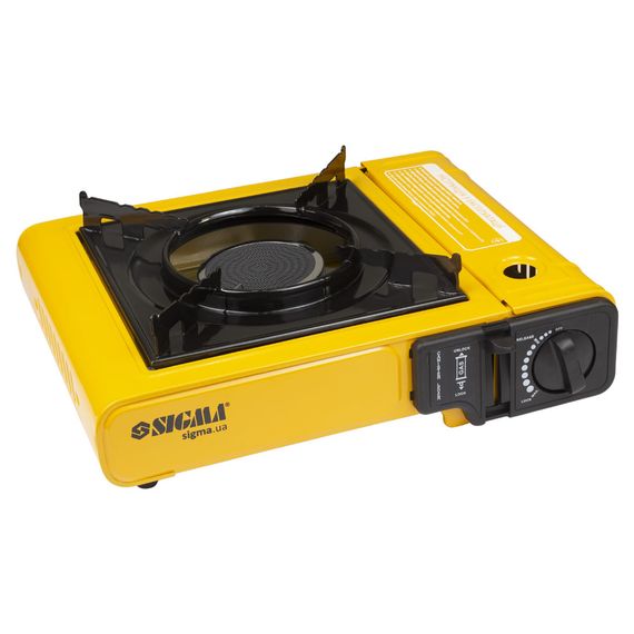 Плита газова Sigma одноконфоркова з керамічним інфрачервоним пальником, п'єзопідпалом та адаптером (кейс) (2903401) | Зображення 3