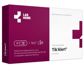 TIK'ALERT, експрес-тест крові на хворобу Лайма, рання інфекція, антитіла IgM, 1 шт