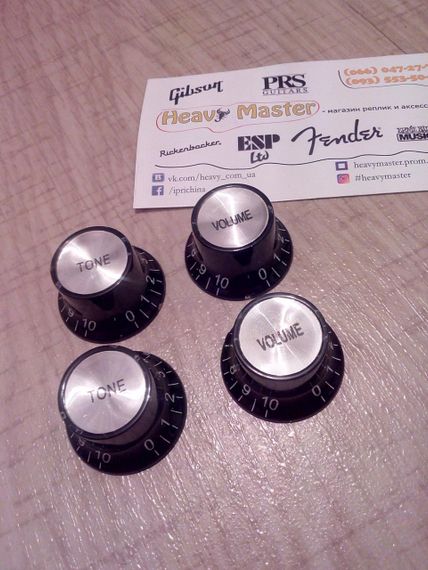 Ручки для потенціометрів гітари електрогітари Gibson SG Epiphone Les Paul LP Fender Jackson Cort з прописом | Зображення 3