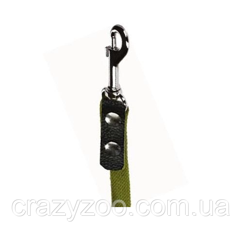 Повідець для собак Вірний друг х/б зелений 2.5х150 см 7121 | Зображення 2