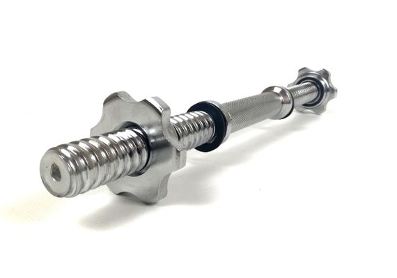 Гантельний гриф EasyFit 40 см Ø 25 мм хромований (EF-8049) | Зображення 1