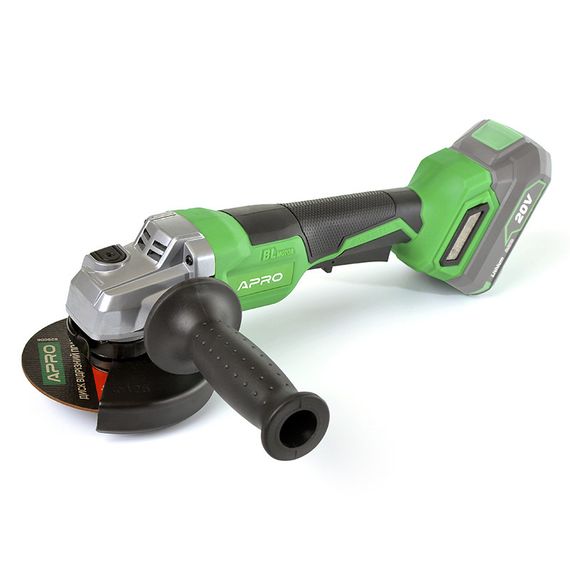 Углошлифовальная машина (болгарка) бесщеточная APRO 20AGB, 20В, 125мм, кейс, без АКБ | Зображення 2