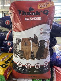 🐶 Сухий корм для собак Thank’Q Standard зі смаком стейку, 20 кг (Economy Pack)
