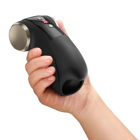 Мастурбатор для головки пеніса Fun Factory COBRA LIBRE II Black, 2 мотори, гра без рук Sex Aura | Зображення 4