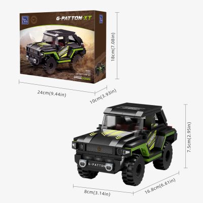 Конструктор Pantasy George Patton G-PATTON ️GX 1:18 зелений (86702) | Зображення 4