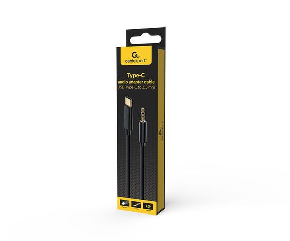 Кабель Cablexpert CCA-CM3.5M-1.5M, Type-C - стерео-аудіо 3.5 mm | Зображення 2