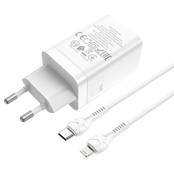 Зарядне Устройство Hoco N23 GAN Starlight PD45W Type-C to Lightning (33285-01_616) | Зображення 4