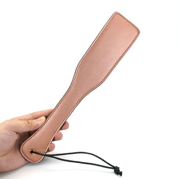 Паддл Liebe Seele Rose Gold Memory Paddle, обтянут натуральной кожей, розовое золото | Зображення 4