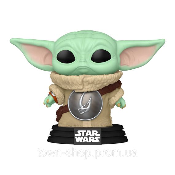 Игровая фигурка Funko POP! серии Мандалорец - Грогу с броней Грязерога | Зображення 1