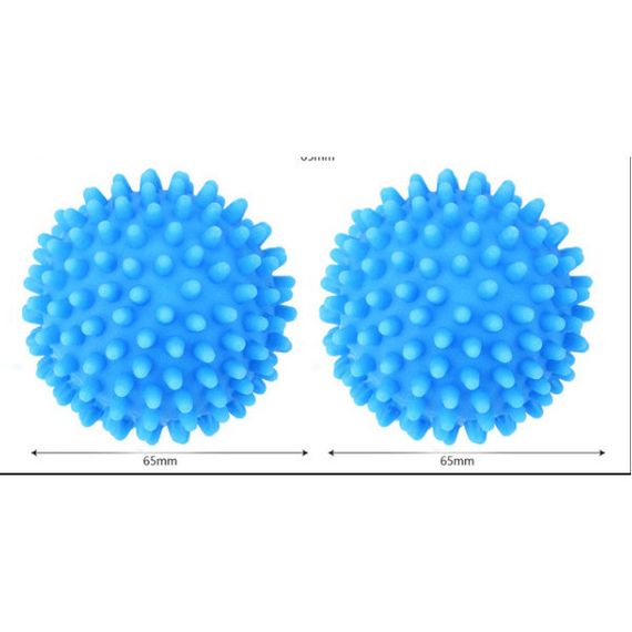 Кульки для прання в пральній машині Dryer Balls 2 шт.. Пральні силіконові кульки для білизни | Зображення 4