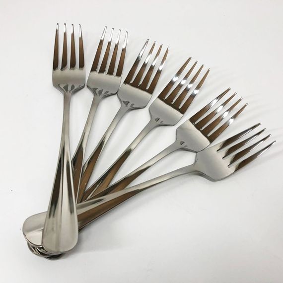 Набір десертних виделок Con Brio CB-3709 18 см 6 шт FC-83 | Зображення 8