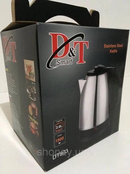 Чайник электрический из нержавейки DOMOTEC DT-803 | Зображення 1