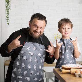 Фартук полноцветный Сolorful Енотики