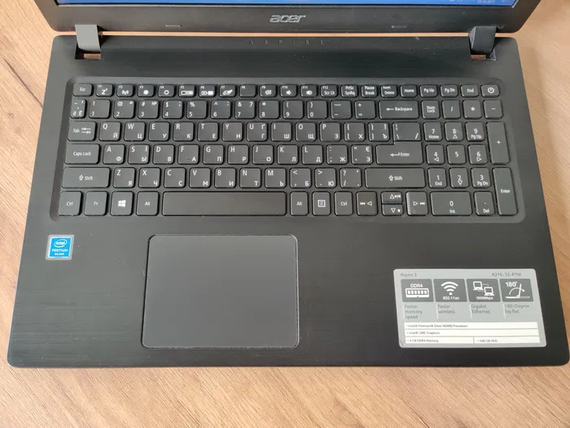 Ноутбук Acer Aspire 3 A315-32/15.6 HD/Pentium N5000/8Gb/HDD500Gb/Intel UHD 605 | Зображення 4