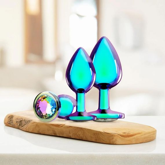 Набір анальних пробок Venice Collection - Metal Anal Plug Set - Iridescent Sex Aura | Зображення 5