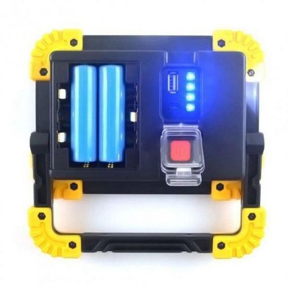 Фонарь светодиодный аккумуляторный тактический USB KA-514 L811-20W-COB-1W, Лампа-прожектор | Зображення 8