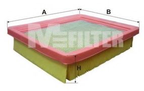 Фільтр повітряний MAZDA 121 (вир-во M-filter) MFILTER K400 на MAZDA ETUDE III (BF)