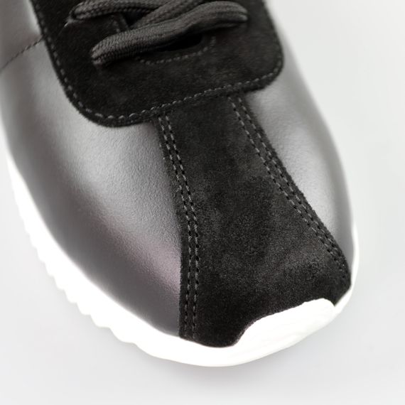 Кросівки жіночі шкіряні 591462 Чорні 36 37 38 39 40 41 | Зображення 3