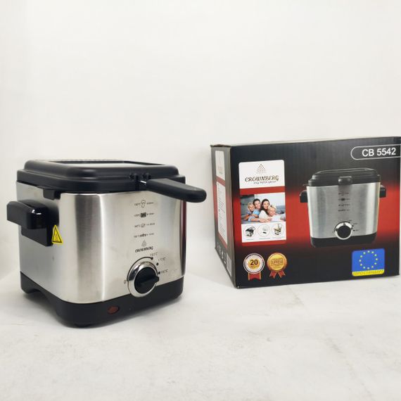 Фритюрница для дома на 1.5л Crownberg CB-5542 1200Вт WF-89 | Зображення 5
