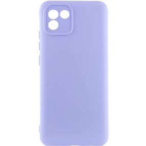 Чохол Silicone Cover Lakshmi Full Camera (A) для Samsung Galaxy A03, Фіолетовий
